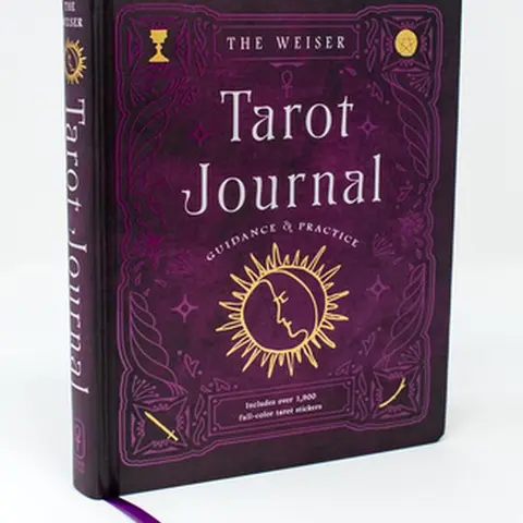 The Weiser Tarot Journal: Guidance and Practice (for Use with Any Tarot Deck--Includes 208 Specially Designed Journal Pages and 1,920 Full-Color Tarot -- Theresa Reed - Hardcover