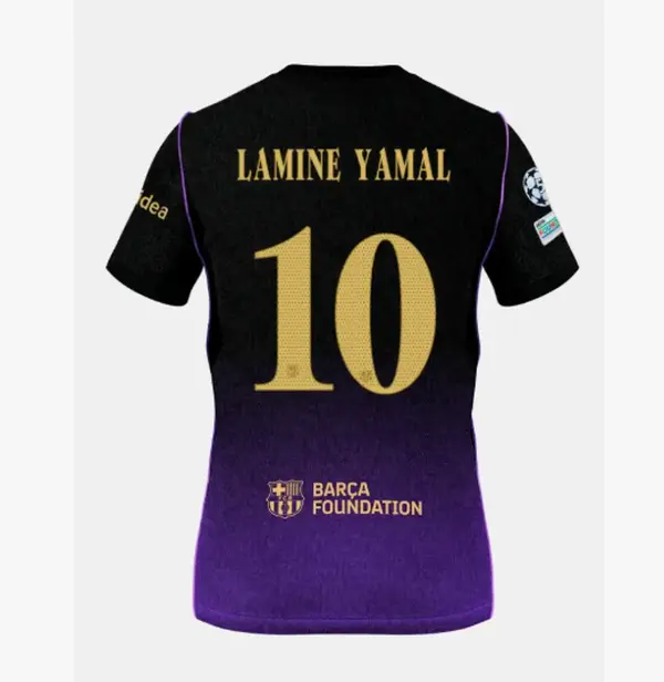 Premium Black Purple Soccer Jersey – Breathable Quick Dry Football Shirt for Men & Women
