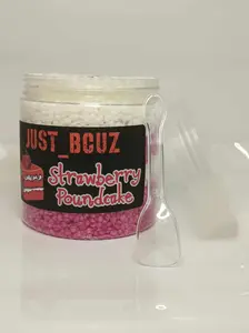 Jar of Strawberry Poundcake Fragranced Wax Melt Beads