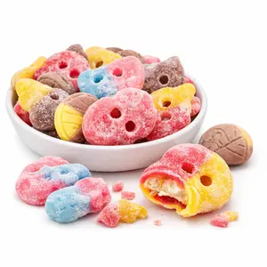 Bubs Swedish Candy 1/2 lb. Bag Sweet and Sour Bonbon Snack Oval Gummy Treats Chewy Bite Gummy Mix Jar for TikTok Trends