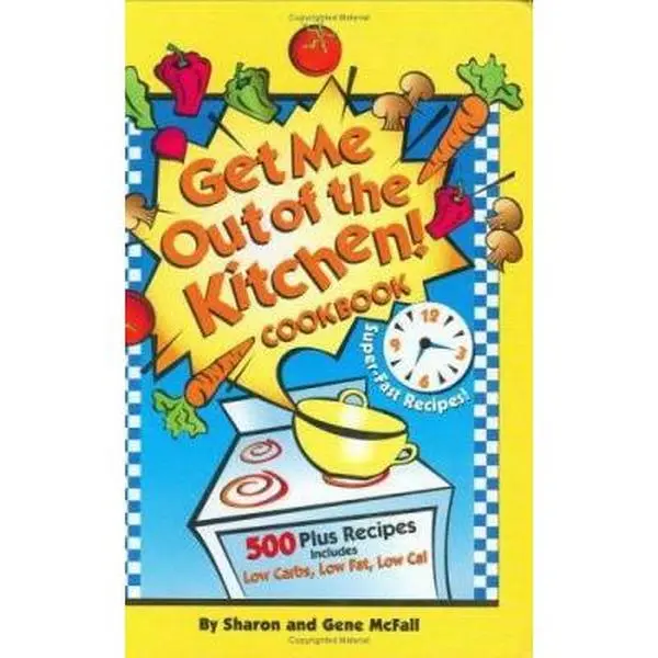 USED-Get Me Out of the Kitchen Cookbook by Gene McFall (Plastic Comb)