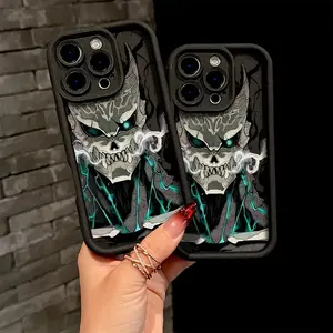 Cool Classic Anime Kaiju No 8 Phone Case Compatible with iPhone 16 15 14 13 12 11 Pro Max Mini XR XS X 7 8 Plus Shockproof Soft TPU Back Cover