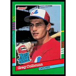 Greg Colbrunn 1991 Donruss #425 RC Montreal Expos