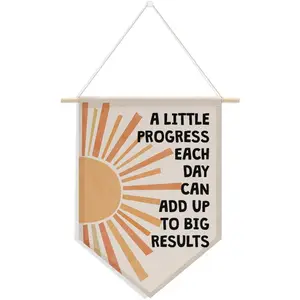 Positive Affirmations Inspirational Wall Decor Add Up to Big Results Motivational Quotes Wall Art for Office Classroom Home Nursery Decor