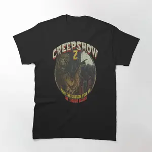 Creepshow 2 1987 T-Shirt - A Vintage-Inspired Tee Celebrating the Classic Horror Anthology Film, Perfect for Halloween and Fans of Creepy and Suspenseful Stories
