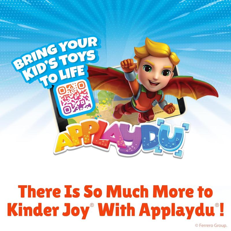 Kinder Joy Eggs, 6 Count, Treat Plus Toy, Sweet Creams and Chocolatey Wafers, Individually Wrapped, 4.2 oz