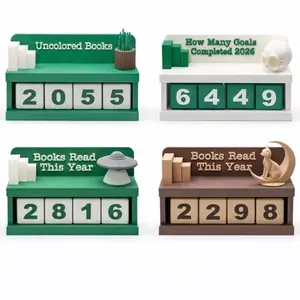 Books Read Tracker  | Reading Goal Counter | BookTok Must-Have | Aesthetic Bookshelf Decor | Gift for Book Lovers