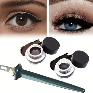 1PC Eyeliner Guide Tools Easy No-Skip Eyeliner Gel Reusable Silicone Eyeliner Brush Eyeliner for Shaky Hands Eyeliner