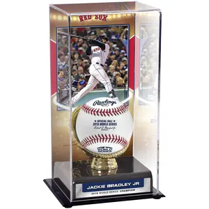 Jackie Bradley Jr. Boston Red Sox 2018 MLB World Series Champions Sublimated Display Case with Image