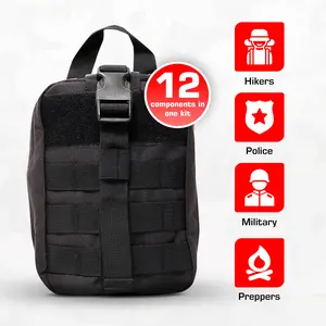 Premium Trauma IFAK Compact Kit with CAT Tourniquet & Chest Seals
