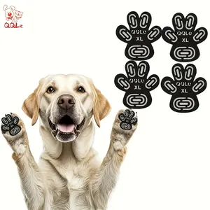 24pcs of Dog Paw Protection Stickers, Non-Slip Disposable Self-Adhesive Dog Shoes, Dog Paw Protection Socks