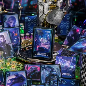 Steam Punk Theme Playing Card, 55pcs/set Creative Design Card, DIY Decorative Card for Scrapbook & Journal & Phone Case & Skateboard