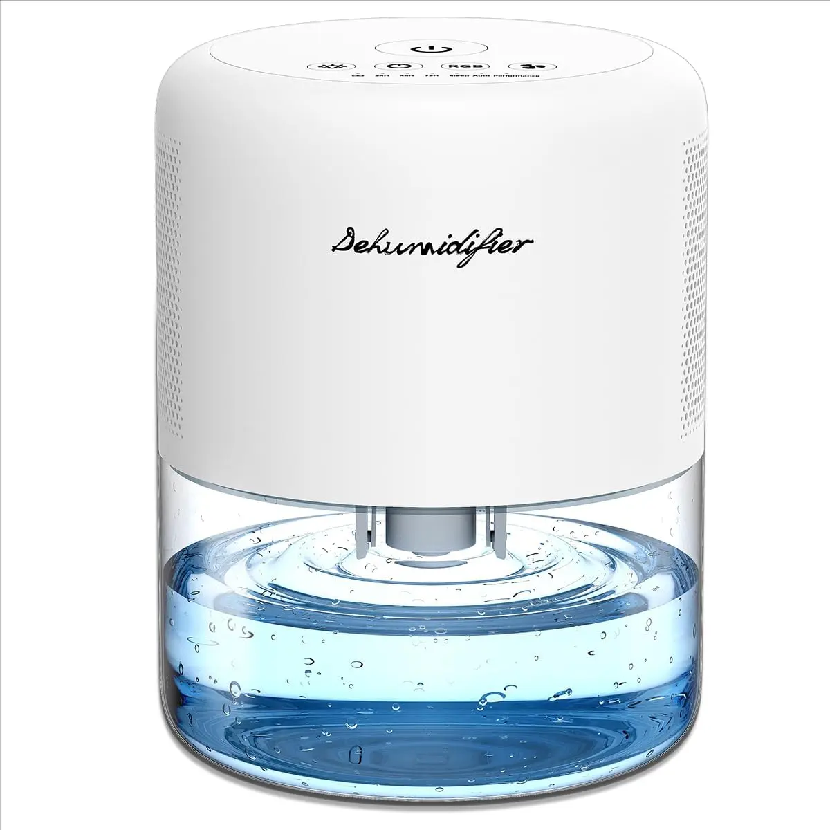 Dehumidifier for  Small Quiet Dehumidifiers for 44OZ Water  Auto Defrost and Shutoff 10 Colors Light 4 Timer Options 3 Modes Portable Dehumidifiers for Bedroom Bathroom Closet RV