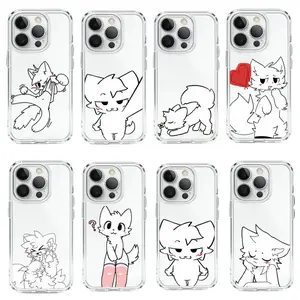 B-Boykisser F-Furry C-Cute   Phone Case for iPhone 17, 16, 15, 14, 13, 12, 11 Pro Air Plus ProMax and Samsung S26-S20 Ultra Plus FE shock-absorbing phone cases, fashionable gift.