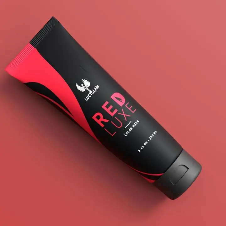 LUCYGLAM Red Luxe Hair Color Mask - Coloring mask for red hair
