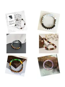 Fortune, Blessing & Safety Bracelet.Volcanic Stone Beaded, Fashionable Jewelry for Women & Men, Trendy All-match & Exquisite Jewelry for Birthday Gift, Original Bracelets