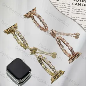 Cross CZ Luxury Metal Band For Apple Watch 7/8/9/SE All Series