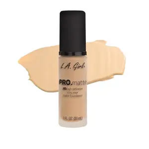 L.A. GIRL Pro Matte HD High-Definition Long Wear Matte Foundation 1 FL. OZ. 30 mL Concealer Coverage