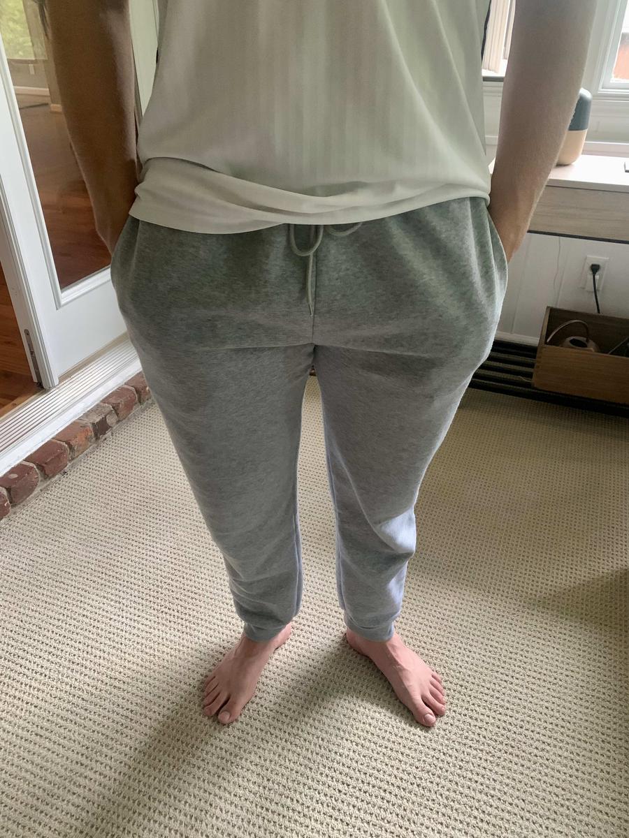 Item: Black-Charcoal-Heather Grey, Large