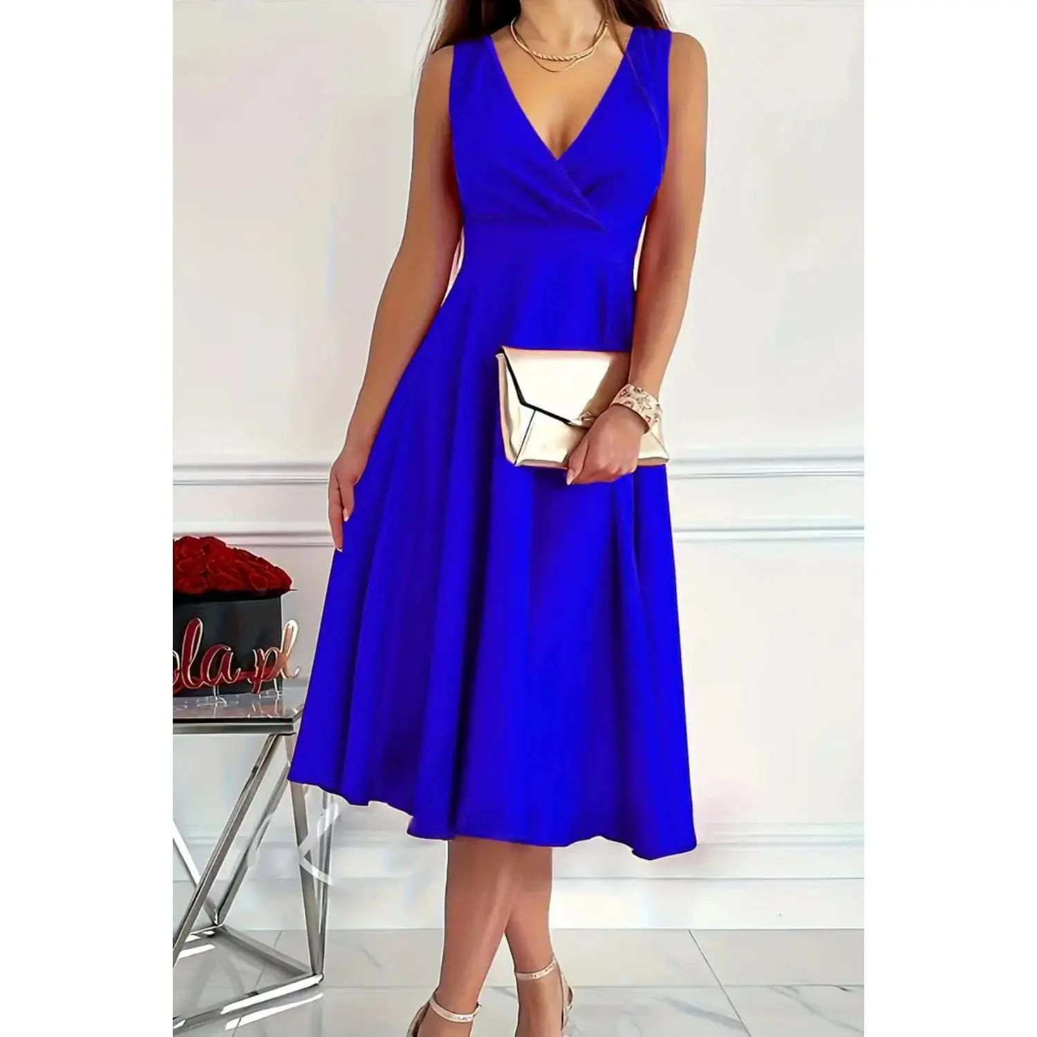 Sleeveless Midi Dress