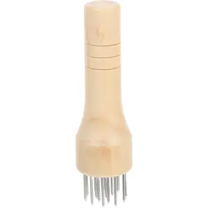 Stainless Steel Meat Tenderizer Meat Mallet Needle Nail Kitchen Tool With Wooden Handle For Tenderizing Steak Fish Chicken