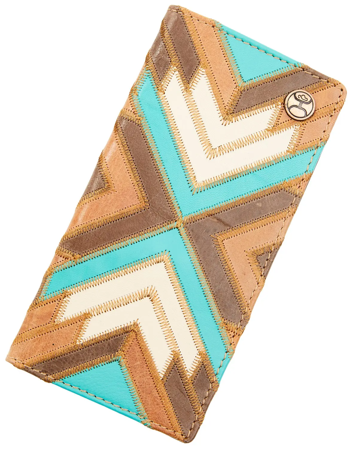 Hooey Men's Men'S Patchwork Rodeo Wallet - Hw007-Brtq