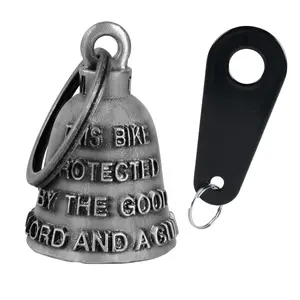 Dream Apparel Christmas/Halloween Bell, Gremlin/Guardian Motorcycle Bell/Motorcycle Key Chain for Bikers Women Men W/Hanger,Biker Bell for Riders,Good Luck Riding Bell Spirit Bell Moto Accessories