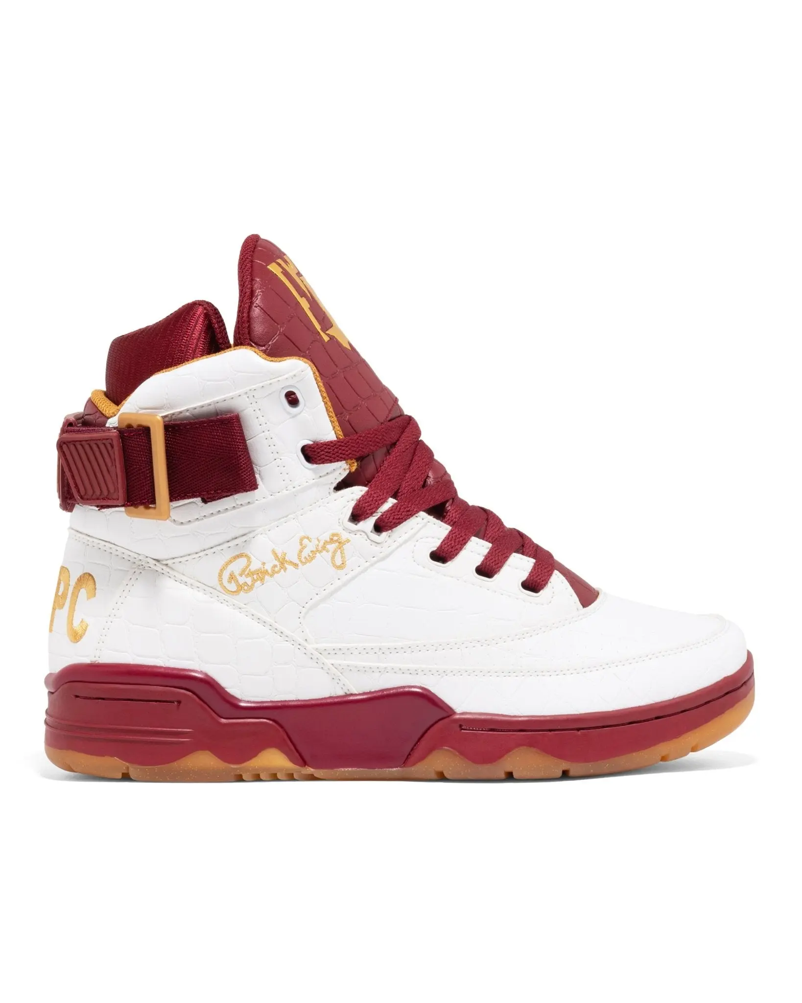 33 HI x PIMP C White/Burgundy/Gold