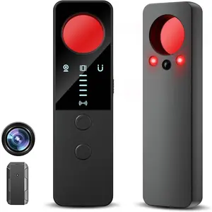 Hidden Camera Detectors - 2025 Upgraded GPS Tracker Detector - Bug Sweeper Detector and Camera Detector - RF Detector Spy Camera Finder for Travel, Hotels, Home, Office and Car - Black