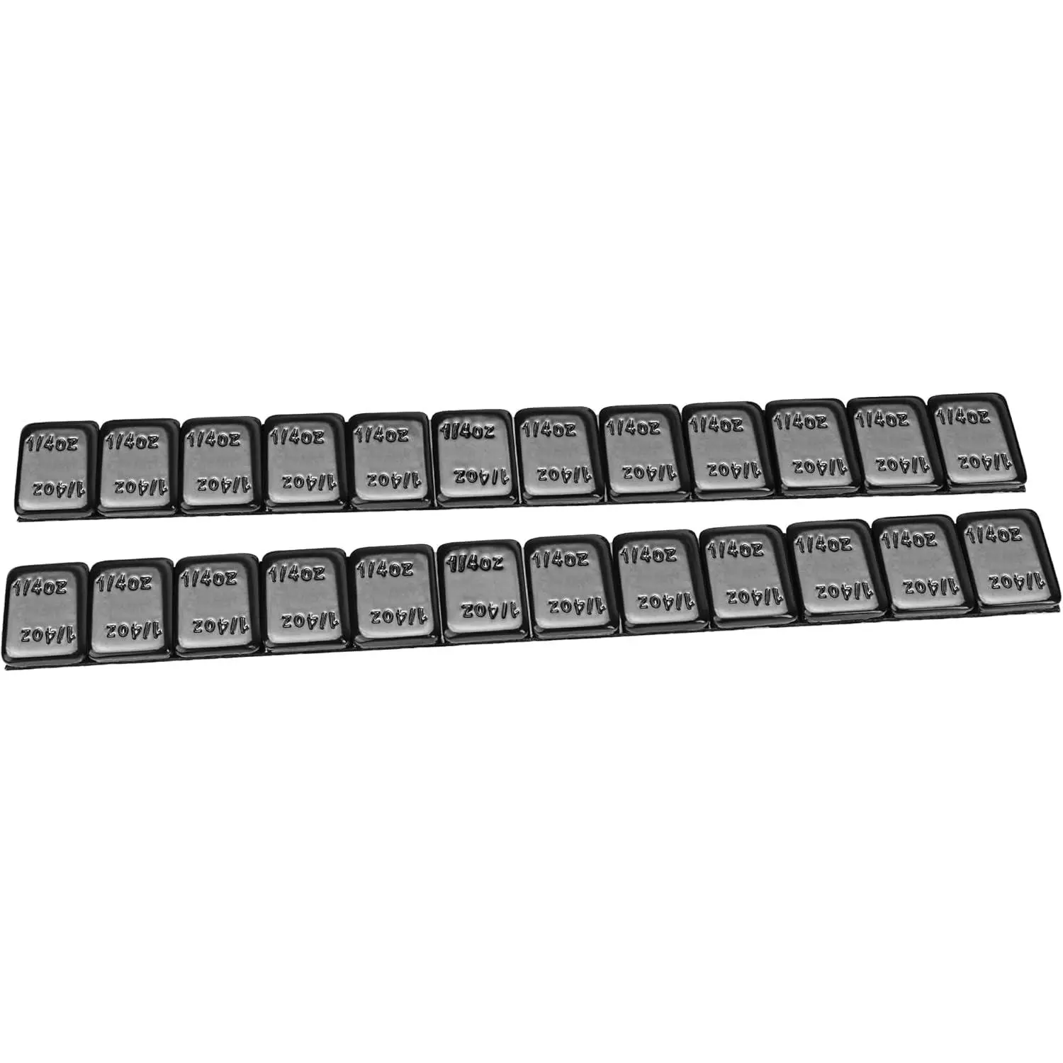 Wheel Weights Black 1/4oz 24 oz/Box, 96 count, with  Black Adhesive. 0.25 Ounce Stick on Wheel Weights for , , SUVs, , and Others