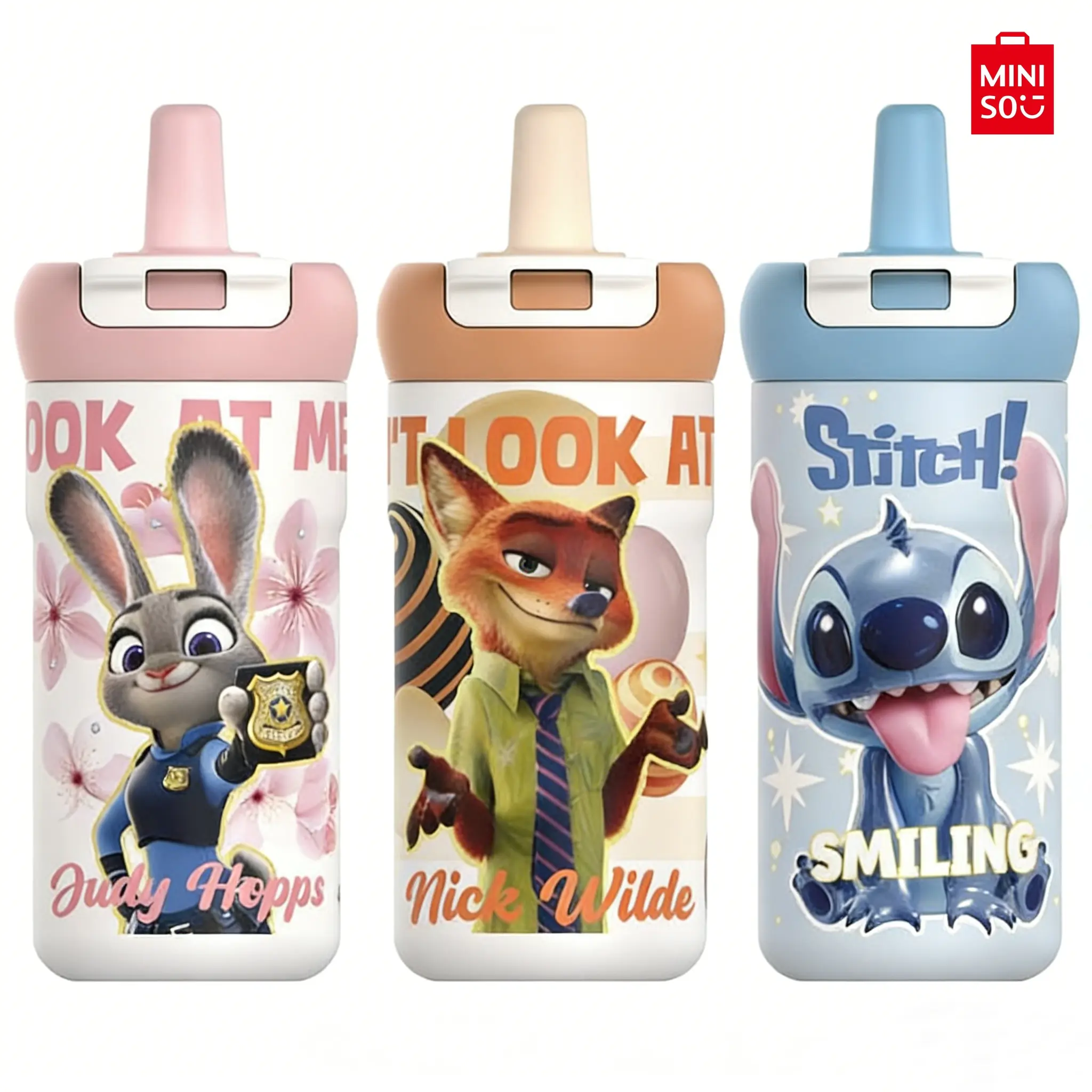 Disney Starlight Fruit Tea Vacuum Insulated Flask - 680ML/23oz Small Series Portable Insulated Cup, Dual Drink Lid, Food Grade Material, Leak Proof, Classic Character Art Kitchenware for True Fans, Back To School, Flasks