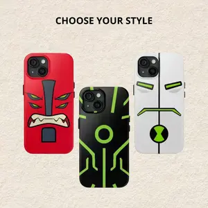 Alien Hero Watch TOUGH PHONE CASE - Green Power Cartoon Phone Cover For iPhone 17/16/15/14/13/12/11/X Plus Pro Max Mini, Gift