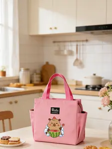 Exquisite Bento Bag, Versatile and Practical Tote Lunch Bag, Portable Large Bento Bag, Insulated Lunch Box, Ideal for School & Office