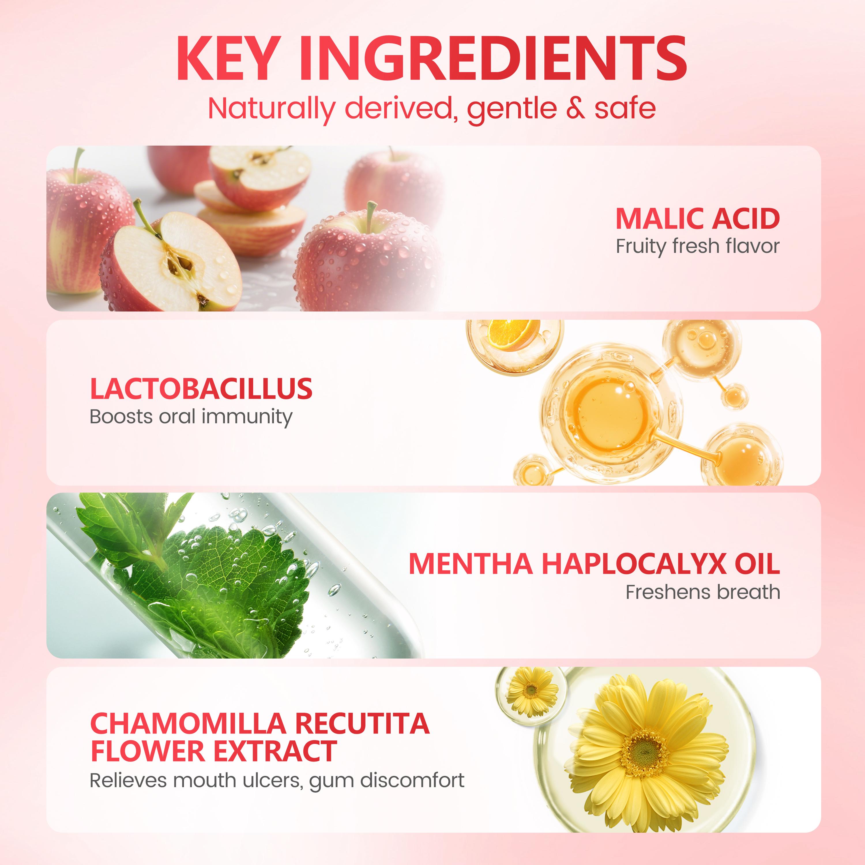 CEELIKE nHAP-Pro Whitening Teeth Strips+ Fresh Breath Oral Spray Set | 5% Hydroxyapatite + 8% PAP Formula · Easy At-Home Brightening · Fresh Breath Anytime