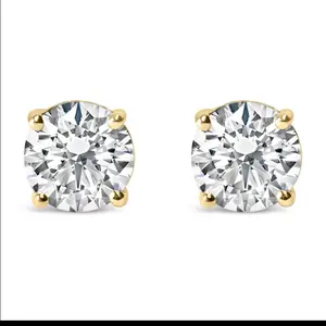 4-Prong Solitaire Stud Earrings