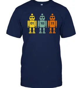 01 10 11 robot shirt, Meme t shirt, Unisex Men & Women, Trendy Streatwear Gift