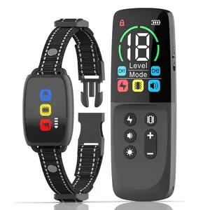 Dog Training Collar with Electric Shock, Waterproof Rechargeable, Remote Control, Suitable for Small/medium/large Dogs, Buzz/vibrate Modes, Shock Collars, Training Gear