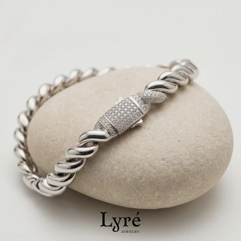 Serra San Marco Pavé Clasp Bracelet | BRC011
