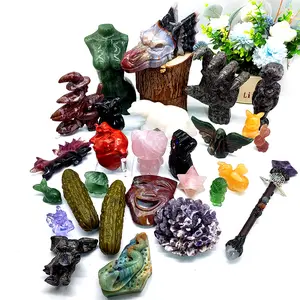 High quality natural crystals and stones carving tower sphere crystal handicrystals crystal live pick from crystal for home decoration