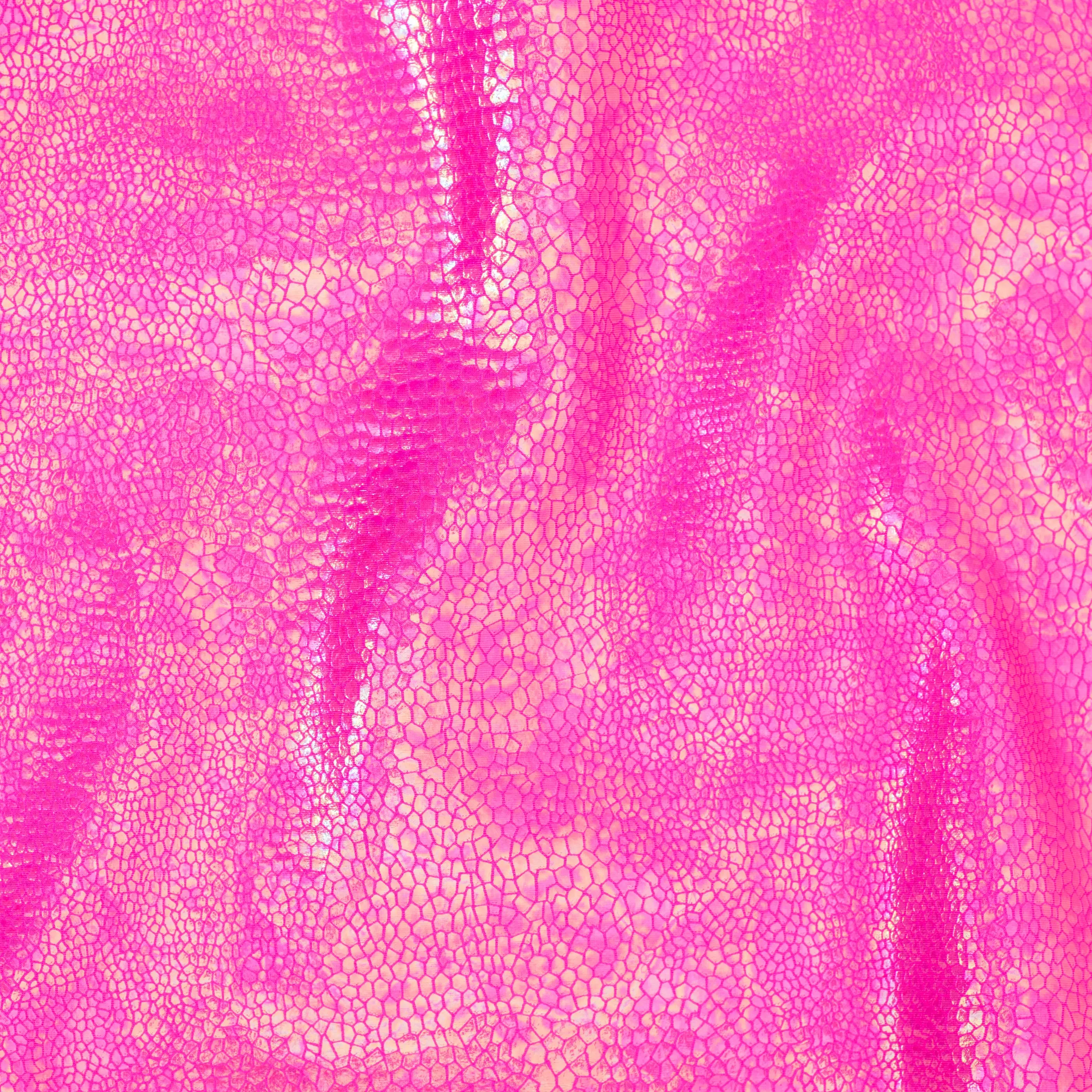 Elite Crystal Snake Stretch Fabric - Premium Rainbow Glow Spandex, Durable for Dancewear, Cosplays, Unrestricted Movement | Spandex Palace