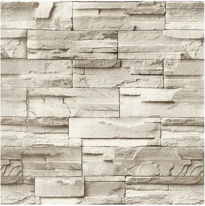 Wallpaper Peel and Stick Wallpaper 17.7inch×118.1inch Brick Peel and Stick Backsplash for Kitchen Wallpaper Stone Contact Paper Removable Wallpaper for Living Room Decorative Vinyl