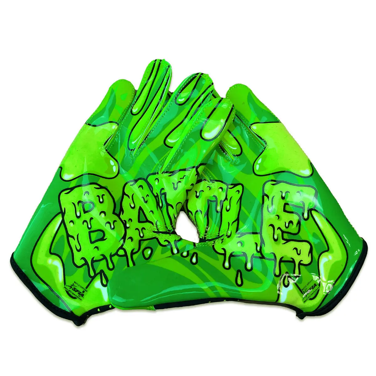 Slime Doom Speed Receiver Football Gloves Slime Doom Speed Receiver Football Gloves