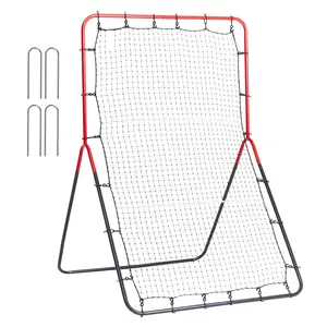VEVOR Baseball And Softball Rebounder Net,  , 3 x 4.5 ft PitchBack Baseball Pitching Nest, 3-Way Baseball, Softball Pitchback Net, Fielding Trainer, Bounce Back Net for Fielding/Throwing Practice
