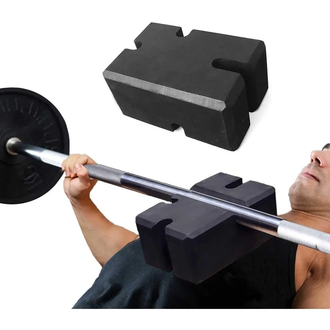 Bench Press Block Press Blocks Boards, Adjustable 2-5 Bench Board, Home Gym Workout Fitness Accessories for Increase Your Bench Press