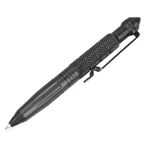 Emergency Survival Multifunctional Pen - Heavy-Duty Aluminum, LED Light, Window Breaker Tip, Detachable Comfortable Grip, Pocket Clip, Portable EDC Writing Tool for Sports, Work, Business with Gift Box