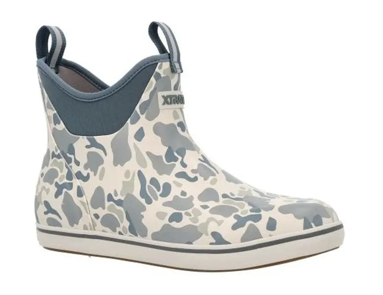 Men's Ankle Deck Boots - Stormy Duck Camo