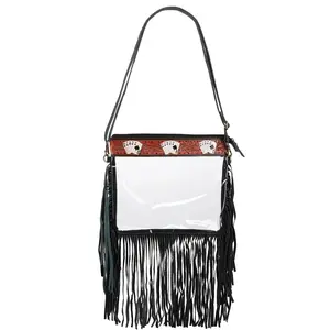 Royal Flush Clear Crossbody Bag