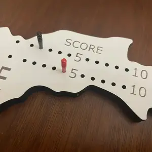 Michigan Upper Peninsula Shaped Euchre Game Board