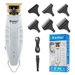 Kemei Men's Cordless Hair Clipper, USB Fade Clipper, High Power USB Rechargeable, Built In Lithium Battery, 5v/1a Voltage, New Condition, High Quality Trimmer, Cordless Hair Cutting