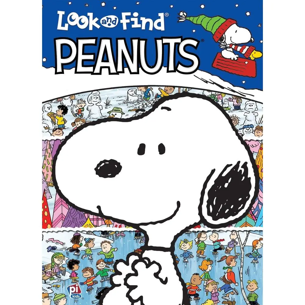 USED Book - Peanuts: Look and Find by Pi Kids (Hardcover) - english